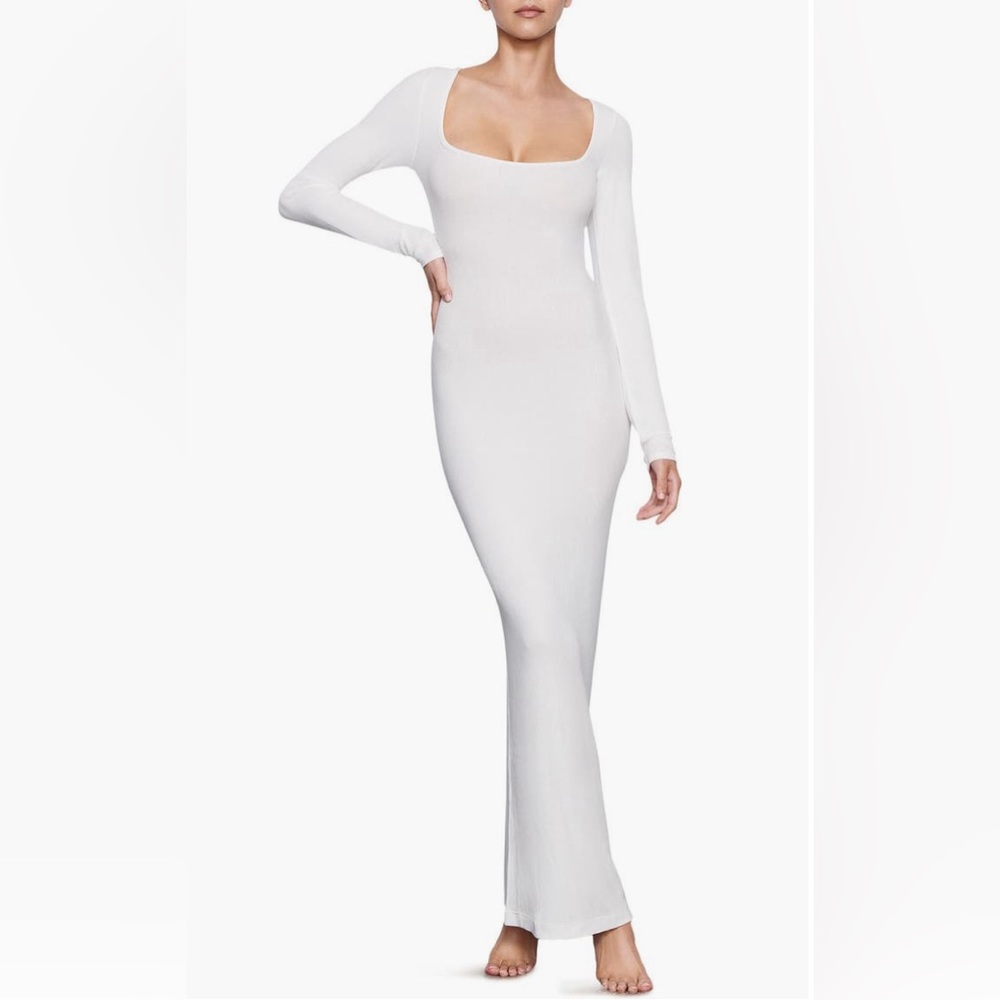 Skims Soft Lounge Long Sleeve Dress